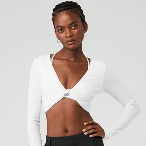 Alo Ribbed Knotty Long Sleeve